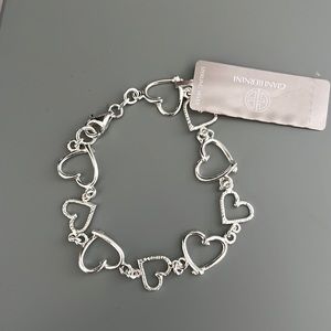 Giani bernini MWT sterling silver heart bracelet